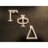 Gamma Phi Delta Pearl Brooch Set